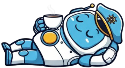 Captain Cha – ein ruhender Roboter mit einer Teetasse